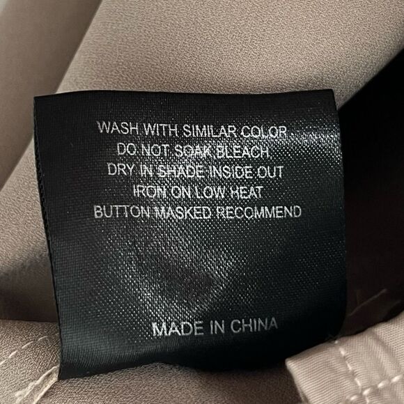 NWT Holzweiler Skunk Pants I See Patchwork Screen Printed Faces Tan/Grey Sz XL - Picture 13 of 14